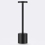 Uppladdningsbar LED bordslampa - Svart, touch dimbar, CCT, IP20 bordslampa - Dimbar : Dimbar, Kulör : CCT (Varm till Kall Vit)