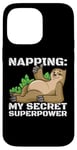 iPhone 14 Pro Max Napping Superpower Power Nap Lazy Pajama Day Sleep Sloth Case