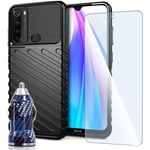 Pack Coque + Verre Trempé + Chargeur Voiture Pour Xiaomi Redmi Note 8 2019