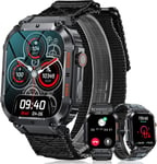 Lith Montres Connectées Homme Appel 1,96'' Ips Bluetooth Fitness Montres - Sport Étanche Smartwatch Compatible Android Ios[Q1505]