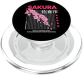 Sakura Fleur de cerisier japonaise Esthétique Tokyo Sakura PopSockets PopGrip pour MagSafe