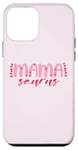 Coque pour iPhone 12 mini Pink Mama Saurus Rex Trex Assorti Famille Dinosaure Anniversaire