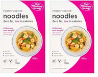 Barenaked Konjac Noodles, 6 x 380g Multipack, Easy to Cook, Low Calorie and Low carb Alternative to Noodles, Gluten Free, high in Fibre (Pack of 2)