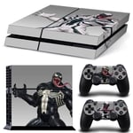 TN-PS4-7165-Anime Spider Man Venom Vinyyli Ihotarra PS4-konsoliin ja 2 ohjaimeen Tarra-kansipelitarvikkeet