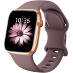 Higgs Silicone Bracelet Compatible avec Bracelet Apple Watch 40mm 41mm 38mm 44mm Ultra 2 49mm 45mm 46mm Femme, Bracelets Soft Silicone Sports pour iWatch Series (42mm 10) 9 SE/2 8 7 6 5 4 3 2 1