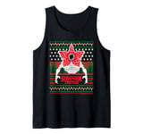 Stranger Things Christmas Pattern Demogorgon Tank Top