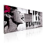 Arkiio Tavla Banksy Life Is Beautiful A3-N7133-DKA