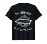 The Trampoline Is My Happy Place | Kids Trampoline T-Shirt