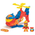 SUPERTHINGS - Pizzacopter. The SuperThings Helicopter with Pizza Disc Launcher. Includes 1 Exclusive Kazoom Kid And 1 Exclusive SuperThing