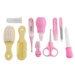 10Pcs Set Infant Baby Health Care Kit Nail Hair Thermometer Grooming Sets