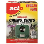 Répulsif Ultrasons Chiens & Chats - ACTO - Système Photovoltaïque