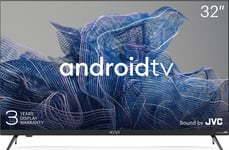 Kivi Tv 32', Hd, Google Android Tv, Svart, 1366X768, 60 Hz, Ljud Från Jvc, 2X8w, 33 Kwh/1000H , Bt5, Hdmi-Portar 3, 24 Månader