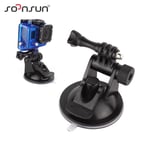 CNYO® Mini Support Voiture Ventouse avec Vis pour GoPro Hero 6 5 4 3 + 3 pour SJCAM pour Xiaomi Yi Pour Go Pro Accessoires