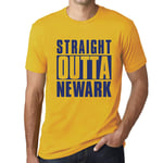 Homme Tee-Shirt Tout Droit Sorti De Newark - Straight Outta Newark - T-Shirt Graphique Éco-Responsable Vintage Cadeau Nouveauté