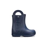 Crocs Unisex Kids Handle It Rain Boot Kids Boot, Navy, 12 UK Child