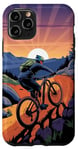 iPhone 11 Pro For Downhill Biking - Retro Mountain Bike Design Case