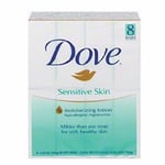 Soap Dove Sensitive Skin Bar 4 oz. Individually Wrapped Unscented Pack Of 8