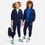 Nike Träningsoverall NSW Club Fleece - Navy/Vit Barn, storlek S: 128-137 cm