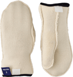 Hestra Junior Wool Terry Liner Mitt Off White, Offwhite, 5