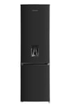 Cookology Fridge Freezer 268L with Water Dispenser 55cm - Black CFF268WDBK