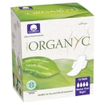 Organyc Folded Night Time Sanitary Pads with Wings (Heavy Flow) - 10 P