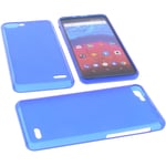 Bag for Archos Core 55s phone case protection cover TPU rubber case Blue