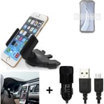 For Doogee V30 + CHARGER Mount holder for Car radio cd bracket