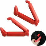 Clip Ceinture, Bloque Ceinture De Securite Voiture,Ajusteur de Ceinture de Sécurité pour Enfants Clip Boucle - Rouge(2Pcs)