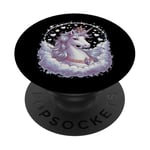 licorne imaginative avec des étoiles PopSockets PopGrip Adhésif