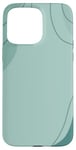 Coque pour iPhone 15 Pro Max Vert foncé et vert clair formes géométriques art contemporain