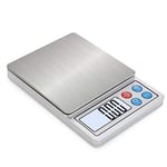 HIGHKAS Electronic Food Scale, Digital Kitchen Food Diet Postal Scale Balance Household Scales Weight Weighting LED Electronic Scale Kitchen Accessories Home Cooking + Baking 1125