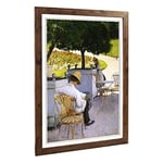 Big Box Art Framed Print of Gustave Caillebotte The Orange Trees Design | Wall Art Picture | Home Decor for Kitchen, Living Room, Bedroom, Hallway, Walnut, A2 / 24.5x18 Inch / 62x45cm