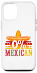 Coque pour iPhone 12/12 Pro 0% Mexicain Cinco De Mayo Fiesta Sombrero Funny Party