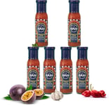 MAHI Scorpion Pepper & Passion Hot Chilli Sauce, Extra Spicy Sauce, Perfect for