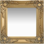 Vidaxl - Miroir mural style baroque 40x40 cm Doré Doré