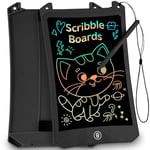 Tablette D'ecriture LCD 8,5 Pouces,PINKCAT Jouet Enfant 2 3 4 5 6 7 8 Ans Tablette pour Ecrire Cadeaux Garçon Filles Jeux Exterieur Enfants Effacable Ecran Dessin Enfant Noir Toys Toddlers