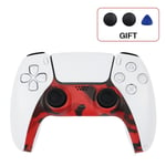 Camo-Red-koristenauha PS5-ohjaimelle Lisävarusteet Controle Vaihtokuorikotelo Playstation 5 Gamepad Joystickille