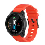 Universal Garmin Riflet Silikon 22mm QuickFit Reim - Oransje