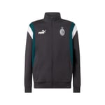 AC Milan 769341 FtblArchive Track Jacket Jacket Men's Flat Dark Gray-Varsity Green S