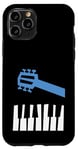 Coque pour iPhone 11 Pro Guitare et piano