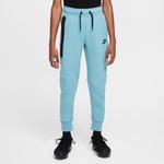 Nike Sweatpants Nsw Tech Fleece 24 - Turkos/svart Barn, storlek S: 128-137 cm