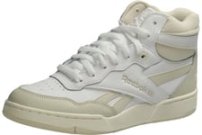 Reebok Women's BB 4000 II MID Sneaker, Bon/FTWWHT/Chalk, 2.5 UK