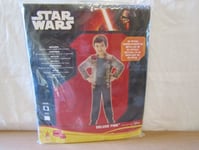 NEW RUBIE'S STAR WARS FANCY DRESS OUTFIT DELUXE FINN AGE 5-6 YEARS.