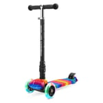 Crystal Rubix Big 3 Wheel Riders Kids Scooters Adjustable Handle Bar LED Wheels