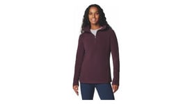 Polaire femme columbia 1 2 zip glacial iv violet