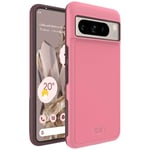 TUDIA DualShield Grip Designed for Google Pixel 8 Pro Case (2023), [MergeGrip] Military Grade Dual Layer Shockproof Slim Tough Non-Slip Heavy Duty Protective Phone Case Cover (Smokey Pink)