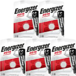 5 x ENERGIZER 2016 Lithium Batteries 3v CR2016 DL2016