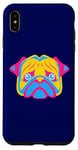 iPhone XS Max Pansexual Pug! Cute dog in the pan pride flag colours Case