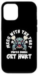 Coque pour iPhone 12/12 Pro Mess With The Turt You re Gonna Get Hurt Tortues tortues