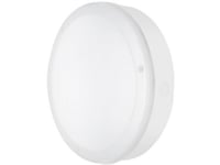 Ledvance Surface Bulkhead 82646 Le Utomhus Led Taklampa Med Rörelselarm, Led Vägglampa Utomhus Med Rörelsesensor 10 W Vit